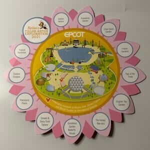 Disney Epcot Flower & Garden Festival 2021 Spikes Pollen-Nation Exploration Card